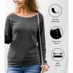 Women's - Disney - Full Of Christmas Cheer Cinderella Lightweight French Terry Wide Neck Long Sleeve Graphic Shirt -Northlight Decor Sale GUEST 012b2459 70e4 44d7 b8c0 7ae11d3f552f 2