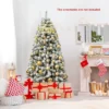 Costway 6/7.5/9 Ft Snow Flocked Hinged Artificial Christmas Tree Unlit Metal -Northlight Decor Sale GUEST 01b3048b 4ff8 495d ba74 7ef8d3f96d5f