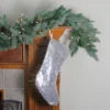 Northlight 17.5" White And Silver Sequins Hanging Christmas Stocking -Northlight Decor Sale GUEST 02e6eda6 6284 4114 bb61 92955b23f0d0