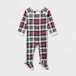 Baby Plaid Ribbed Holiday Matching Family Footed Pajamas - Wondershop™ Cream -Northlight Decor Sale GUEST 02f3dff2 e9b9 4987 87c3 33c91c52a8c2