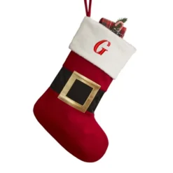 Personalization Mall Santa Belt Embroidered Initial Christmas Stockings -Northlight Decor Sale GUEST 04371f08 61c6 4a9f afde 9b994845184c