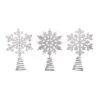 Transpac Set Of 3 Metal Snowflake Tree Toppers Decorative Christmas Sculptures For Indoor Holiday Decor And Gifts -Northlight Decor Sale GUEST 0515453b 7845 4d8e 9814 101e1f3990e4