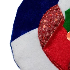 Northlight 24" Large Penguin And Bear Blue Velveteen Christmas Stocking With White Cuff -Northlight Decor Sale GUEST 05ed5fc9 969f 4817 9afb 80b56cadd5ec