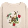 Women's - Disney - Christmas - Family In The Forest Lightweight French Terry Wide Neck Long Sleeve Graphic Shirt -Northlight Decor Sale GUEST 07b543f3 61f8 4409 a062 f1158d399066