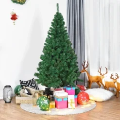 Costway 5Ft/6Ft/7Ft/8Ft Artificial PVC Christmas Tree W/Stand Holiday Season Indoor Outdoor Green -Northlight Decor Sale GUEST 08290dbc 9305 4070 a033 86bbe2242c8c