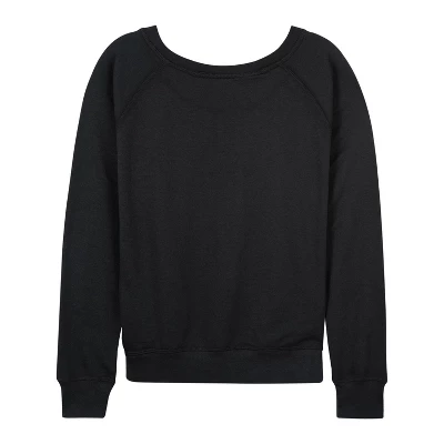 Women's - Disney - Christmas Wishes Tiana Lightweight French Terry Wide Neck Long Sleeve Graphic Shirt 4 Women's - Disney - Christmas Wishes Tiana Lightweight French Terry Wide Neck Long Sleeve Graphic Shirt - Image 2