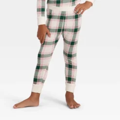 Toddler Plaid Ribbed Long Sleeve Shirt And Pants Holiday Matching Family Pajama Set - Wondershop™ Cream -Northlight Decor Sale GUEST 158e5323 f5f5 4c04 a8d4 e7331f80c51a