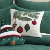 O Christmas Tree Green Tis The Seasson Embroidered Pillow 18x18 - Levtex Home -Northlight Decor Sale GUEST 16f3b06e ed6d 4c9f 9681 2114c20dfab0