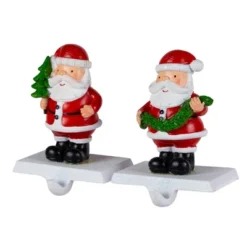 Northlight Santa Claus Christmas Stocking Holders - 4.75" - Set Of 2 -Northlight Decor Sale GUEST 1808e738 f0d8 4b79 b57a 2a4e6001793b