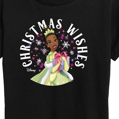 Women's - Disney - Christmas Wishes Tiana Short Sleeve Graphic T-Shirt 3 Women's - Disney - Christmas Wishes Tiana Short Sleeve Graphic T-Shirt