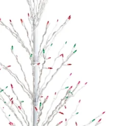 Northlight 4' Prelit Artificial Christmas Tree White Lighted Cascade Twig Outdoor Decoration - Multi-Color Lights -Northlight Decor Sale GUEST 1867acda 32f6 4e31 b3ba eb5b24bab5bf
