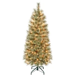 National Tree Company First Traditions Pre-Lit Slim Arcadia Cashmere Pine Hinged Artificial Christmas Tree Clear Lights -Northlight Decor Sale GUEST 18e7d31d 3d72 4cba 9797 8e4190a8b201