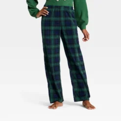 Women's Plaid Microfleece Holiday Matching Family Pajama Pants - Wondershop™ Navy Blue -Northlight Decor Sale GUEST 1a9fe130 3529 4ac6 b094 61458c99e8b5