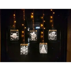 5 Star Super Deals 5 Christmas Window Light Decoration 3D LED Acrylic Hanging Decor W/ Icicle Strings - Santa, Snowflake, Snowman,Tree & Jingle Bells 16 5 Star Super Deals 5 Christmas Window Light Decoration 3D LED Acrylic Hanging Decor W/ Icicle Strings - Santa, Snowflake, Snowman,Tree & Jingle Bells -Northlight Decor Sale GUEST 1d3579df 360a 40d9 820f c632d76c0705
