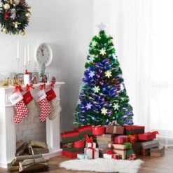 Costway 4FT Pre-Lit Fiber Optic Christmas Tree Multicolor Lights -Northlight Decor Sale GUEST 1fa4096a c2eb 4251 918e 871f2b55baed