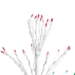 Northlight 4' Prelit Artificial Christmas Tree White Lighted Cascade Twig Outdoor Decoration - Multi-Color Lights -Northlight Decor Sale GUEST 2035e7b3 e335 449b b83c dcf5bde52dfc