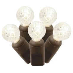 Vickerman Single Mold G12 Berry Brown Wire LED Christmas Light Set