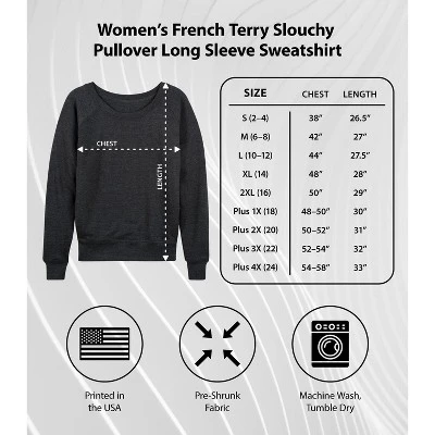 Women's - Disney - Christmas - Family In The Forest Lightweight French Terry Wide Neck Long Sleeve Graphic Shirt 6 Women's - Disney - Christmas - Family In The Forest Lightweight French Terry Wide Neck Long Sleeve Graphic Shirt - Image 4