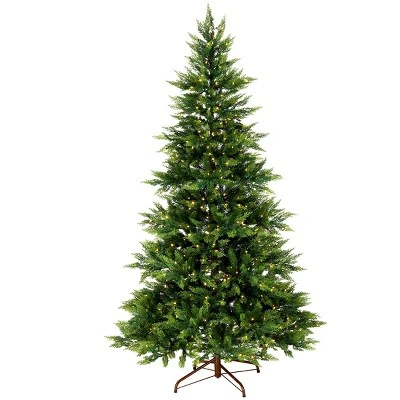 National Tree Company Pre-lit Feel Real Festive Fern Artificial Christmas Tree With Clear Lights 7 National Tree Company Pre-lit Feel Real Festive Fern Artificial Christmas Tree With Clear Lights - Image 5