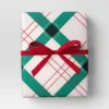 30” 25 Sq Ft Christmas Roll Wrap Green/White/Red Plaid - Wondershop™ -Northlight Decor Sale GUEST 25c7943d f7ea 4100 bbd6 a11d328887fe