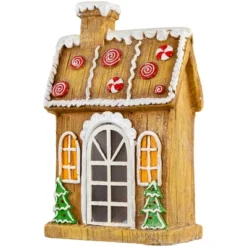 Northlight LED Lighted Peppermint Gingerbread House Christmas Decoration - 14" -Northlight Decor Sale GUEST 26187039 de11 4d0e 96d1 7555318ee799