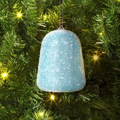 Christmas Blue Gumdrop Ornament - Wondershop™ 3 Christmas Blue Gumdrop Ornament - Wondershop™