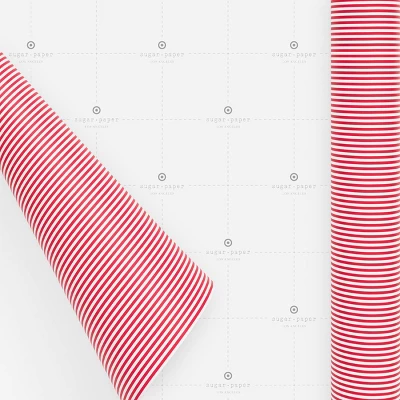 Red Candy Cane Stripe Gift Wrap - Sugar Paper™ + Target 3 Red Candy Cane Stripe Gift Wrap - Sugar Paper™ + Target