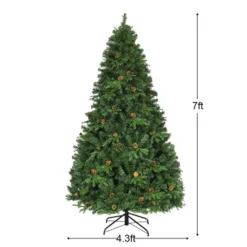 Costway 7Ft/7.5FT/8FT Pre-Lit Christmas Tree Hinged 460/540/600 Lights -Northlight Decor Sale GUEST 2dbfab5e 7787 4144 bf3a b97f88449cec