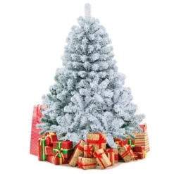 Costway 4.5ft Pre-Lit Premium Snow Flocked Hinged Artificial Christmas Tree W/150 Lights -Northlight Decor Sale GUEST 2e988330 0e08 4faa 9f41 dbfba3d3e205