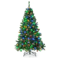 Costway 6FT/7FT Pre-Lit Hinged Christmas Tree With 260/350 Multi-Color Lights & 3-Minute Quick Shape No Fluffing Required -Northlight Decor Sale GUEST 31ba8a9c 1703 4d4c 8a23 bbfb756fc8ba