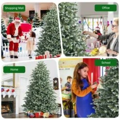 Costway 7ft Artificial Christmas Spruce Hinged Tree W/ 1260 Mixed PE & PVC Tips 15 Costway 7ft Artificial Christmas Spruce Hinged Tree W/ 1260 Mixed PE & PVC Tips -Northlight Decor Sale GUEST 3387f5f6 0fed 4bb4 9efc 570481a8b6c3