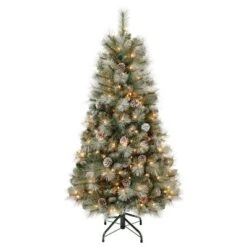 National Tree Company First Traditions Pre-Lit Perry Pine Hinged Artificial Christmas Tree Clear Lights -Northlight Decor Sale GUEST 392698c2 87c9 4903 819c b1e8f8411e4e