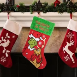 WondaPop How The Grinch Stole Christmas Grinch And Max 20" Applique Christmas Stocking -Northlight Decor Sale GUEST 3bb3b77f 6222 4cd6 b639 82522f081f07