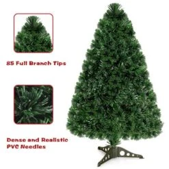 Costway 3Ft Pre-Lit Fiber Optic PVC Christmas Tree Tabletop Plastic -Northlight Decor Sale GUEST 3d030dc0 505b 4624 97d0 9c78d5acb6f7