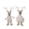Transpac Plush Elegant Reindeer Sitter Set Of 2 - Festive Christmas Decorative Objects For Holiday Cheer -Northlight Decor Sale GUEST 3dc3c485 729e 4a98 814a e739bc20ca69