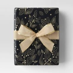 75' Christmas Fabric Ribbon Champagne Sheer - Wondershop™