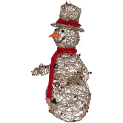 Northlight Lighted Glittered Snowman And Berries Outdoor Christmas Decoration - 28" -Northlight Decor Sale GUEST 3ef89f29 1ae1 403e 986a 549fbc5e2729
