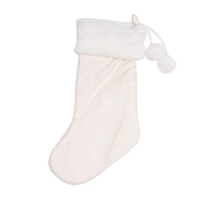 C&F Home White Christmas Snowflake Stocking 3 C&F Home White Christmas Snowflake Stocking