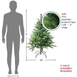 Northlight Real Touch™️ Mixed Eden Pine Artificial Christmas Tree - Unlit - 4' -Northlight Decor Sale GUEST 3f40d652 4c72 4b45 b425 e58ceffd03f0