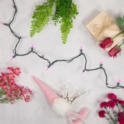 Northlight 50ct LED Mini String Lights Pink - 16.25' Green Wire -Northlight Decor Sale GUEST 407adb23 0cc4 4671 861e 46d77eddb00e