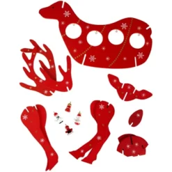 Northlight Reindeer Cut-Out Ornament Holder Christmas Decoration - 13.25" - Red And White -Northlight Decor Sale GUEST 43f3543e e571 4970 b66f c3958881faf2