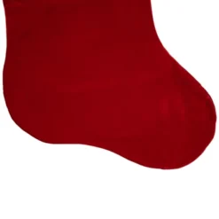 Northlight Velveteen Santa Claus Belt Buckle Commercial Christmas Stocking - 48" - Red And White -Northlight Decor Sale GUEST 448eab2a 9871 4d23 bdbc 0838802cab1c