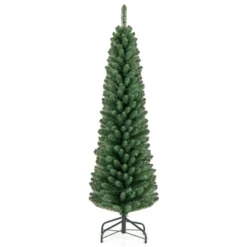 Costway 5/6/7/8 FT Pencil Christmas Tree Artificial Xmas Tree With 295/392/523/671 Memory Wire Branch Tips -Northlight Decor Sale GUEST 44d22815 e6ef 46fa a781 f88c2d082c1f