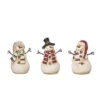 Transpac Rustic Snowman Figurines Set Of 3 Charming Christmas Decorations For Tabletop Or Mantel Ideal Holiday Gift -Northlight Decor Sale GUEST 47604c03 2f58 4799 a8a6 7ad3457ed6c9