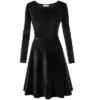 Coolmee Women's Velvet Cocktail Dress Winter Christmas Holiday Dress Long Sleeves Party Formal Dress -Northlight Decor Sale GUEST 48ee2553 7fed 402e b324 b86d06bcbeea