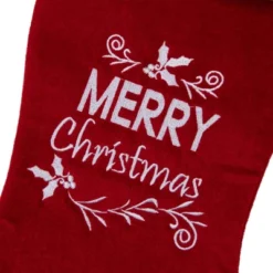 Northlight 20" Red And White "Merry Christmas" Velour Stocking -Northlight Decor Sale GUEST 499a31e6 c904 4b32 9af2 806f9c1956cb