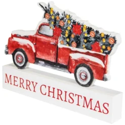 Northlight Pickup Truck Merry Christmas Wooden Decoration - 9" -Northlight Decor Sale GUEST 4af1d771 6132 4b3a a7a3 39fbb557c0e0