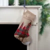 Northlight 19" Beige And Red Plaid Reindeer With Forest Trees Christmas Stocking -Northlight Decor Sale GUEST 4c1053a1 67bf 4a63 9acf 427ee4682086