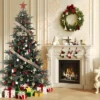 Pre-Lit Slim Aspen Fir Artificial Christmas Tree | 350 UL Clear Lights, Metal Stand -Northlight Decor Sale GUEST 4f785679 1368 4327 99b8 418420c9fa83