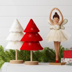 Christmas Fabric Sugar Plum Fairy Decor - Wondershop™